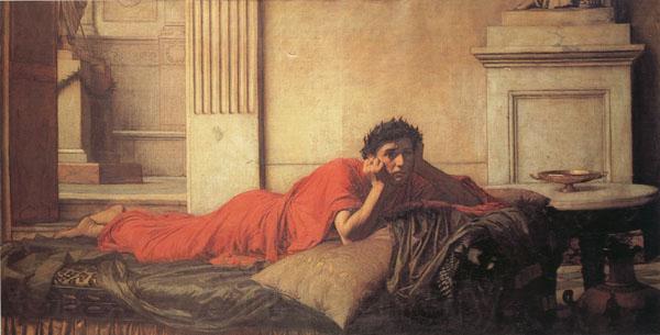 John William Waterhouse The Remorse of Nero After the Murder of his Mother Spain oil painting art
